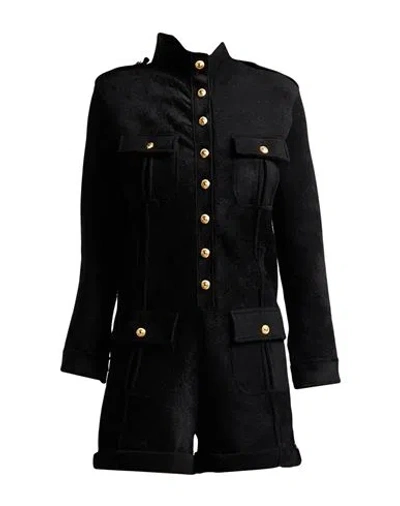 Tom Ford Woman Playsuit Black Size L Viscose, Polyamide, Polybutylene