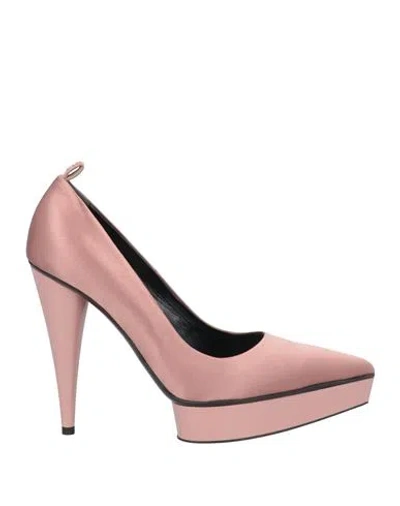 Tom Ford Woman Pumps Antique Rose Size 8 Textile Fibers In Pink