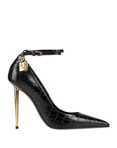 Tom Ford Woman Pumps Black Size 11 Calfskin