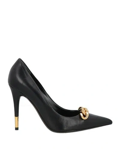 Tom Ford Woman Pumps Black Size 12 Leather