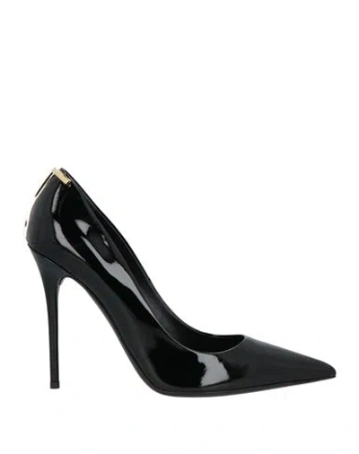 Tom Ford Woman Pumps Black Size 7 Calfskin, Thermoplastic Polyurethane