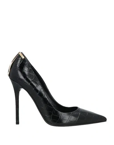 Tom Ford Woman Pumps Black Size 8 Calfskin, Thermoplastic Polyurethane