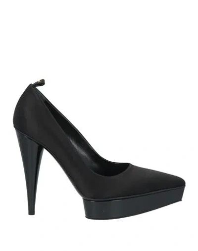 TOM FORD TOM FORD WOMAN PUMPS BLACK SIZE 8 TEXTILE FIBERS