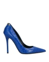 Tom Ford 85mm T Croc Embossed Pumps In Blue