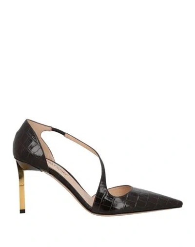 Tom Ford Woman Pumps Dark Brown Size 8 Calfskin