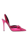 Tom Ford Woman Pumps Fuchsia Size 8 Textile Fibers