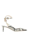 Tom Ford Macchia Snake-embossed Leather Slingback Pump In Animal Print