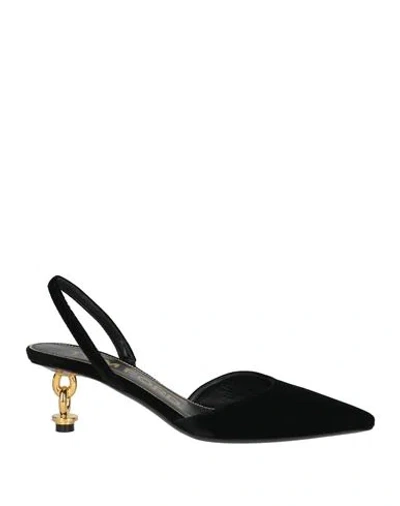 Tom Ford Woman Pumps Marigold Size 8 Viscose In Black