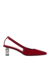 Tom Ford Woman Pumps Red Size 7 Textile Fibers