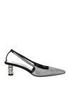 Tom Ford Woman Pumps Silver Size 8 Leather