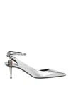Tom Ford Woman Pumps Silver Size 8 Leather