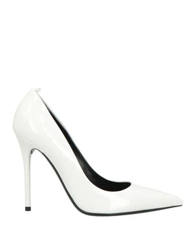 Tom Ford Woman Pumps White Size 8 Leather
