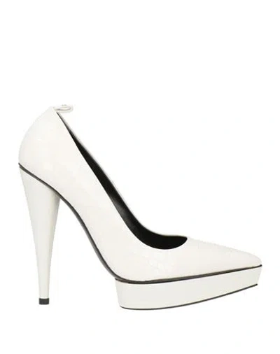 Tom Ford Woman Pumps White Size 9 Leather