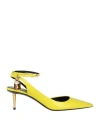 Tom Ford Woman Pumps Yellow Size 7 Goat Skin, Zamak, Brass