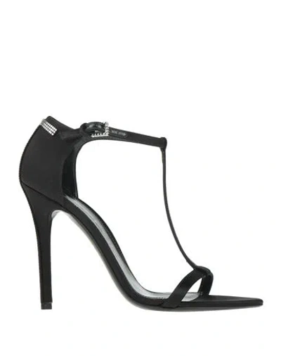 Tom Ford Woman Sandals Black Size 11 Textile Fibers