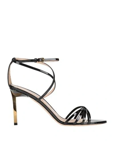 Tom Ford Woman Sandals Black Size 8 Calfskin