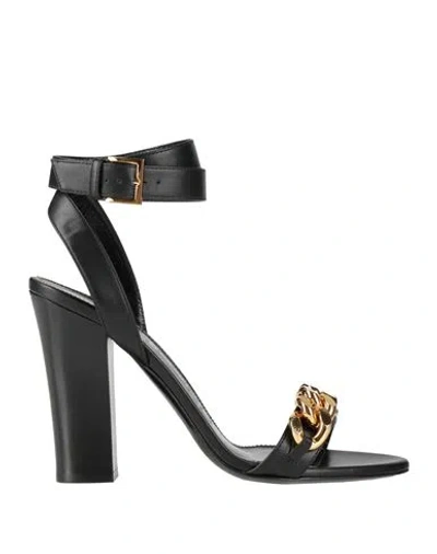 Tom Ford Woman Sandals Black Size 8 Soft Leather