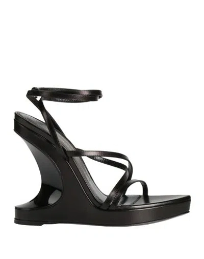 Tom Ford Woman Sandals Black Size 8 Soft Leather