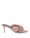 Tom Ford Woman Sandals Blush Size 8 Textile Fibers In Pink