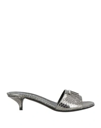Tom Ford Woman Sandals Lead Size 7 Leather