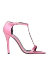 Tom Ford Woman Sandals Pink Size 7.5 Textile Fibers