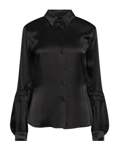 Tom Ford Woman Shirt Black Size 2 Acetate, Viscose