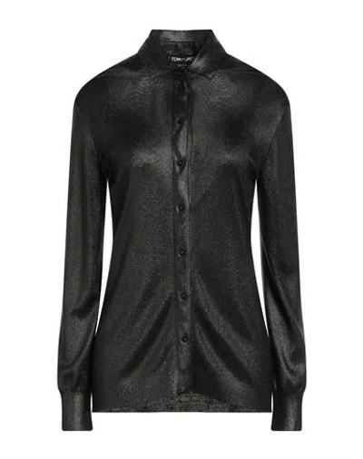 Tom Ford Woman Shirt Black Size L Viscose