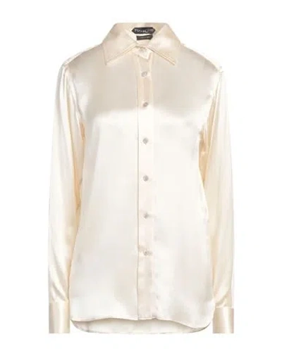 Tom Ford Woman Shirt Cream Size 4 Silk