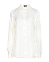 Tom Ford Women Camicia A Righe In Seta In White