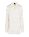 Tom Ford Woman Shirt Ivory Size 8 Silk, Lyocell In White