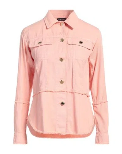 Tom Ford Woman Shirt Salmon Pink Size 00 Cotton