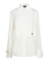 Tom Ford Woman Shirt White Size 8 Cotton, Polyamide, Elastane