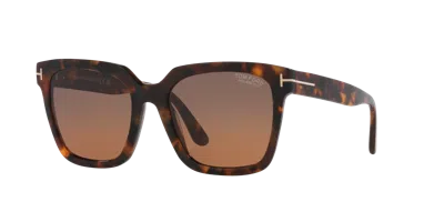 Tom Ford Woman Sunglass Selby In Brown