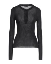 Tom Ford Woman Sweater Black Size S Viscose, Polyamide In Black