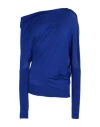 Tom Ford Woman Sweater Blue Size Xs Cashmere, Silk