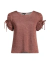 Tom Ford Woman Sweater Brown Size M Viscose, Polyamide In Brown