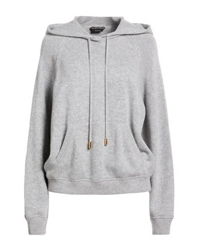 Tom Ford Woman Sweater Light Grey Size L Cashmere In Gray