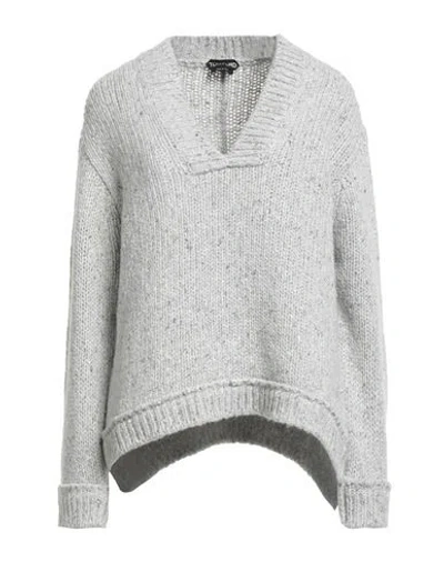Tom Ford Woman Sweater Light Grey Size Xs Cashmere In Gray