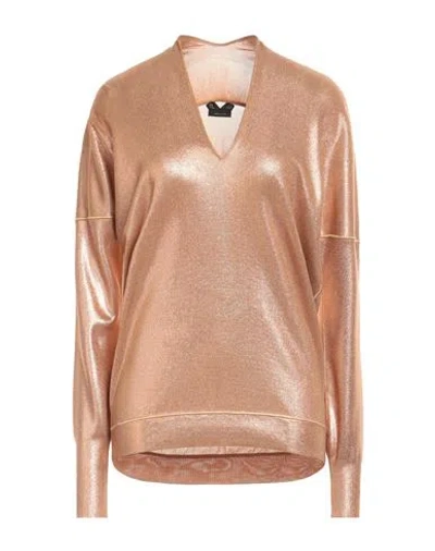 Tom Ford Woman Sweater Orange Size S Viscose In Gold