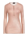 Tom Ford Woman Sweater Rose Gold Size S Cashmere, Silk