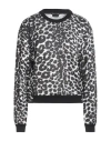 Tom Ford Woman Sweatshirt Black Size S Viscose, Silk, Polyamide, Calfskin In Black