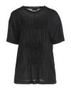 Tom Ford Woman T-shirt Black Size 8 Silk In Black