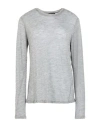 Tom Ford Woman T-shirt Grey Size 10 Cashmere