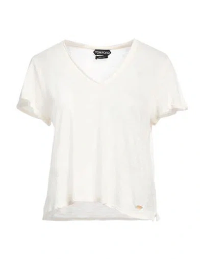 Tom Ford T-shirt  Woman Color White In Neutral