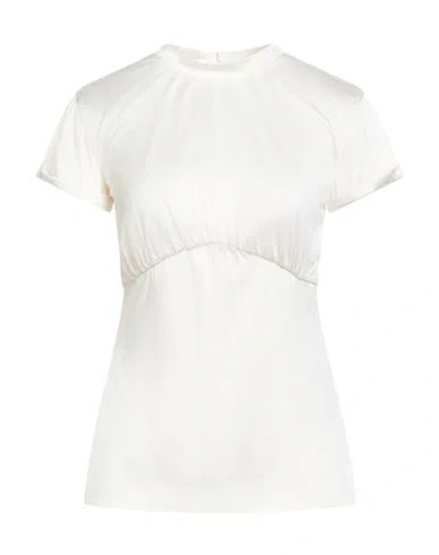 Tom Ford Woman T-shirt Off White Size 6 Silk