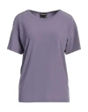 Tom Ford Woman T-shirt Purple Size 10 Viscose, Polyamide, Elastane In Purple