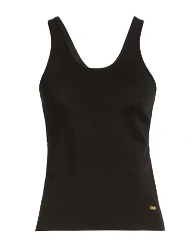 Tom Ford Woman Tank Top Black Size S Viscose, Polyamide, Polyurethane