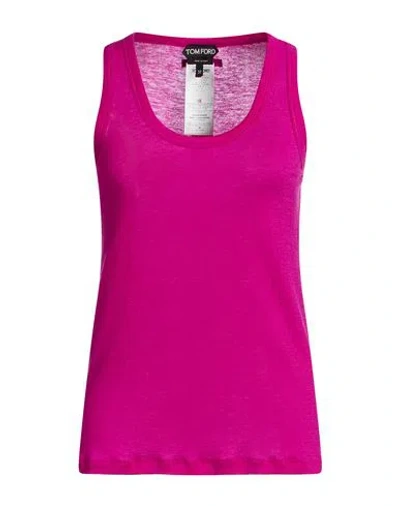 Tom Ford Woman Tank Top Mauve Size 00 Cashmere In Purple