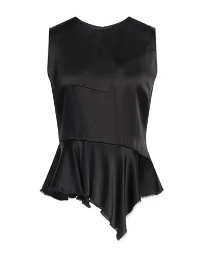 Tom Ford Woman Top Black Size 00 Acetate, Viscose
