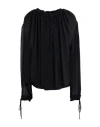 Tom Ford Woman Top Black Size 6 Silk, Viscose